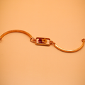 Marigold Duo Bloom Resin Cuff Bracelet