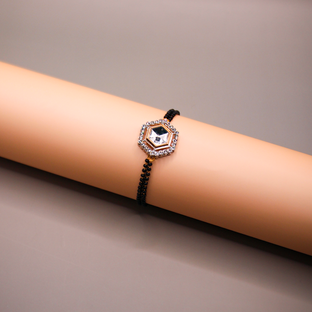Prism Cut Mangalsutra Bracelet