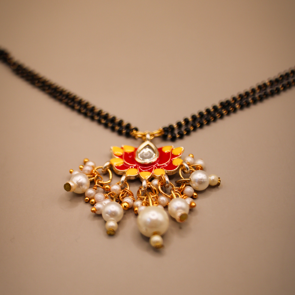 Kamal Meena Pearl Drop Mangalsutra Bracelet