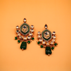 The Forest Jewel Kundan Dangle Earrings