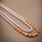 Moti-Kundan Ratan Mala Long Necklace