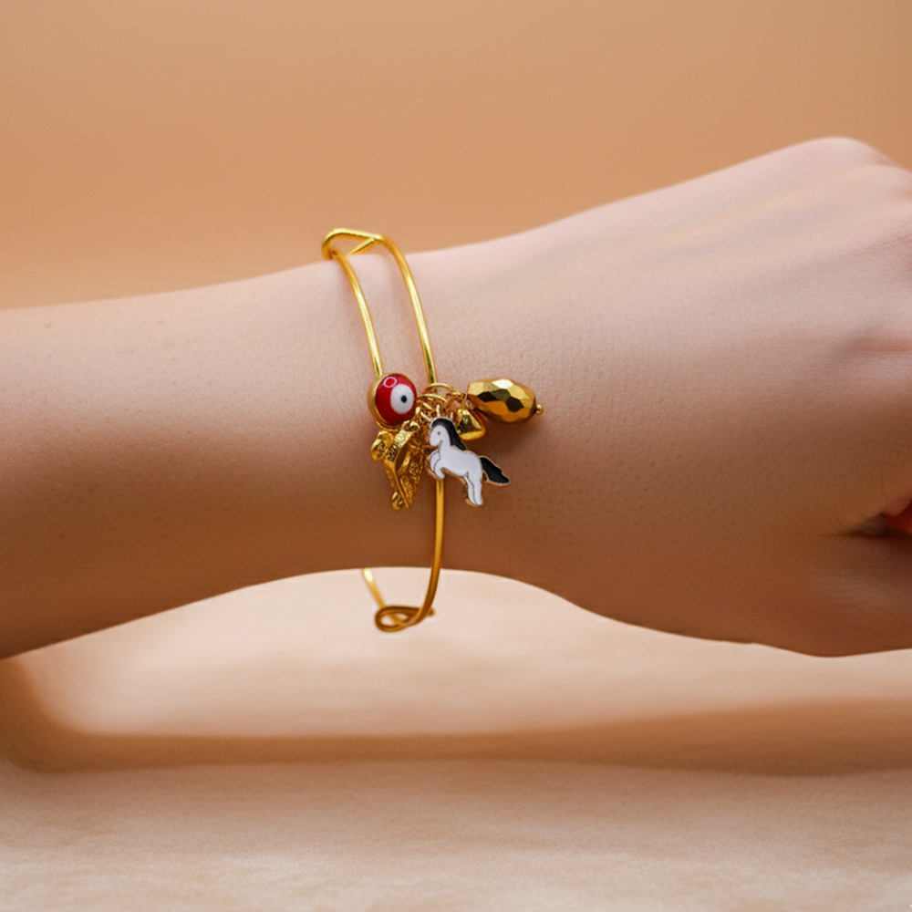 Mystic Unicorn Golden Charms Bracelet