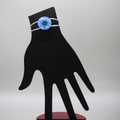 Resin Petal Silver Cuff Bracelets