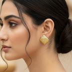 Pillow Talk Golden Stud Earrings