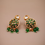 Panna Motif Kundan Jewellery Set
