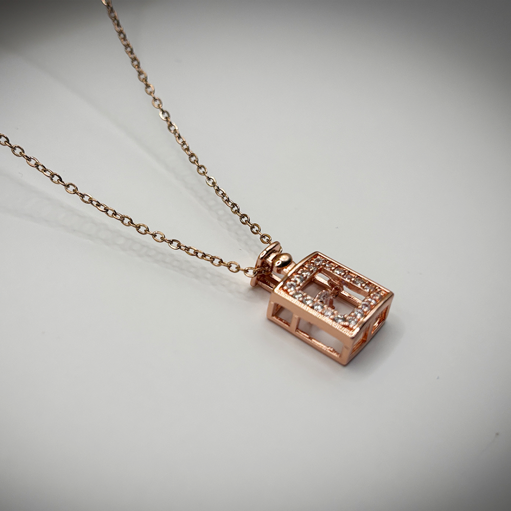Gilded Precious Attar Case Pendant anti-tarnish