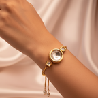 Luminary Circle Triad Kundan Bracelet