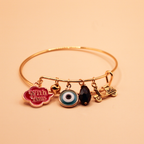 With You' Golden Charms Bracelet