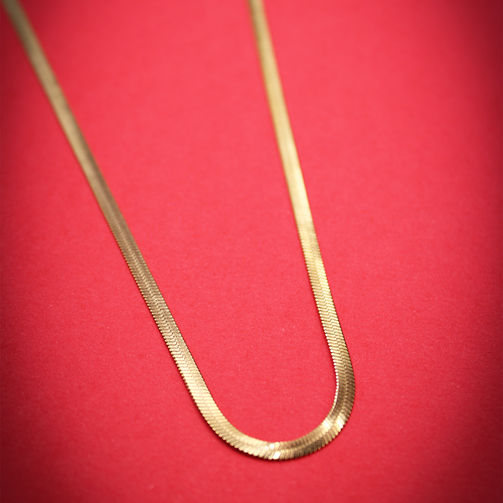 Snake Essential Goldent Serpent Neckchain anti-tarnish