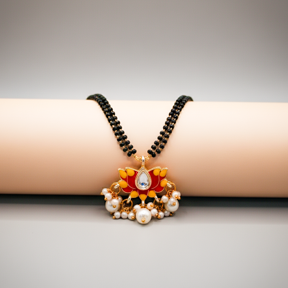 Kamal Meena Pearl Drop Mangalsutra Bracelet
