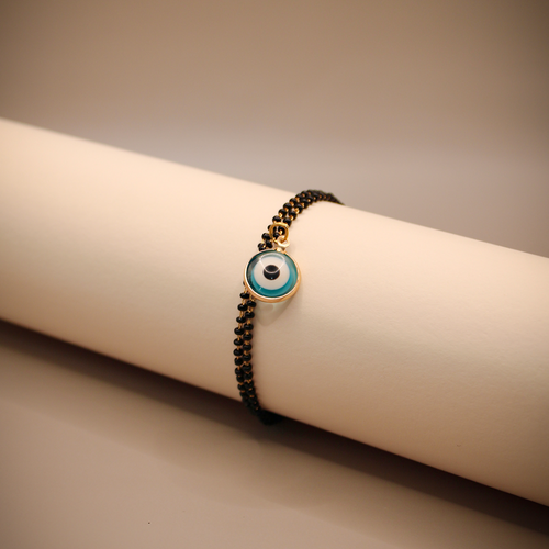Evil Eye Charm Mangalsutra Bracelet
