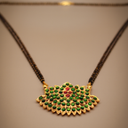 Heavy Meenakari Flower Mangalsutra