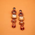 Royal Ruby Kundan Dangler