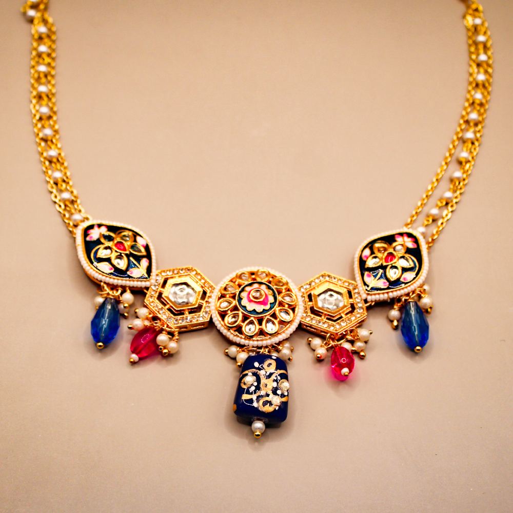 Neelam Vasant Kundan Choker Jewellery Set