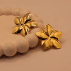 Golden Oasis Stud Earrings