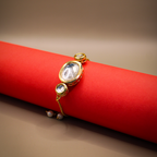 Celestial Oval Trio Kundan Bracelet