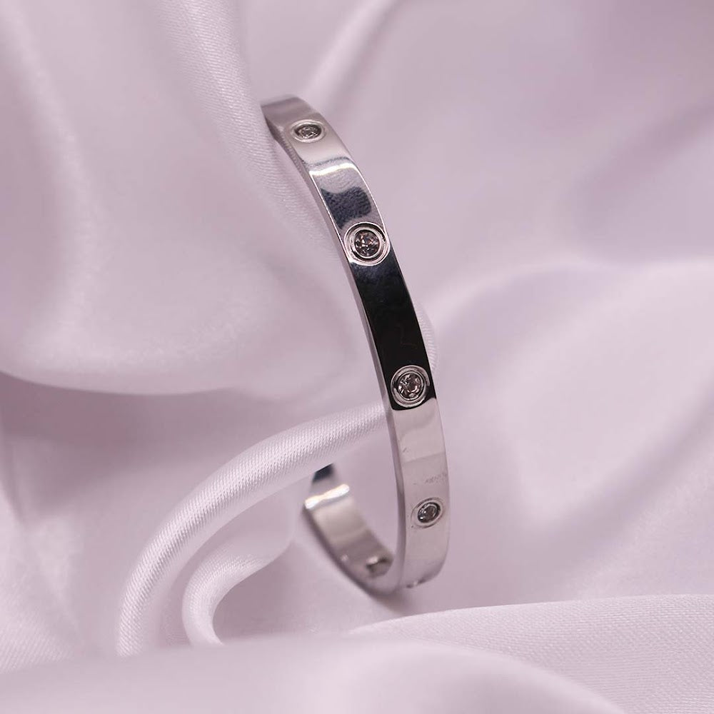 Minimalist Silver Cuff Bracelet