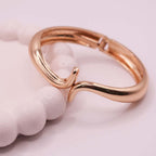 Sculpted Serpentine Golden Cuff Bracelet