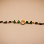 Round Golden-Black Mangalsutra Bracelet