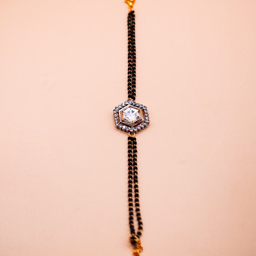 Prism Cut Mangalsutra Bracelet
