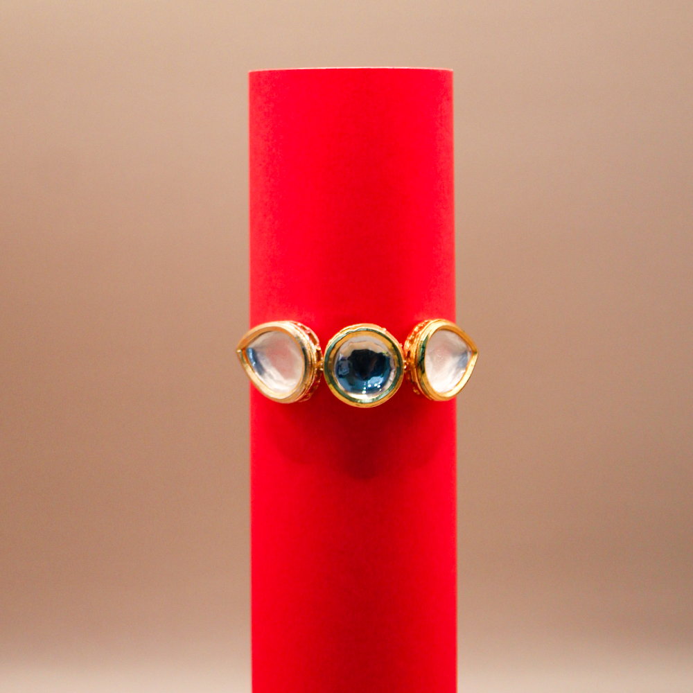 Round Drop Kundan Bracelet