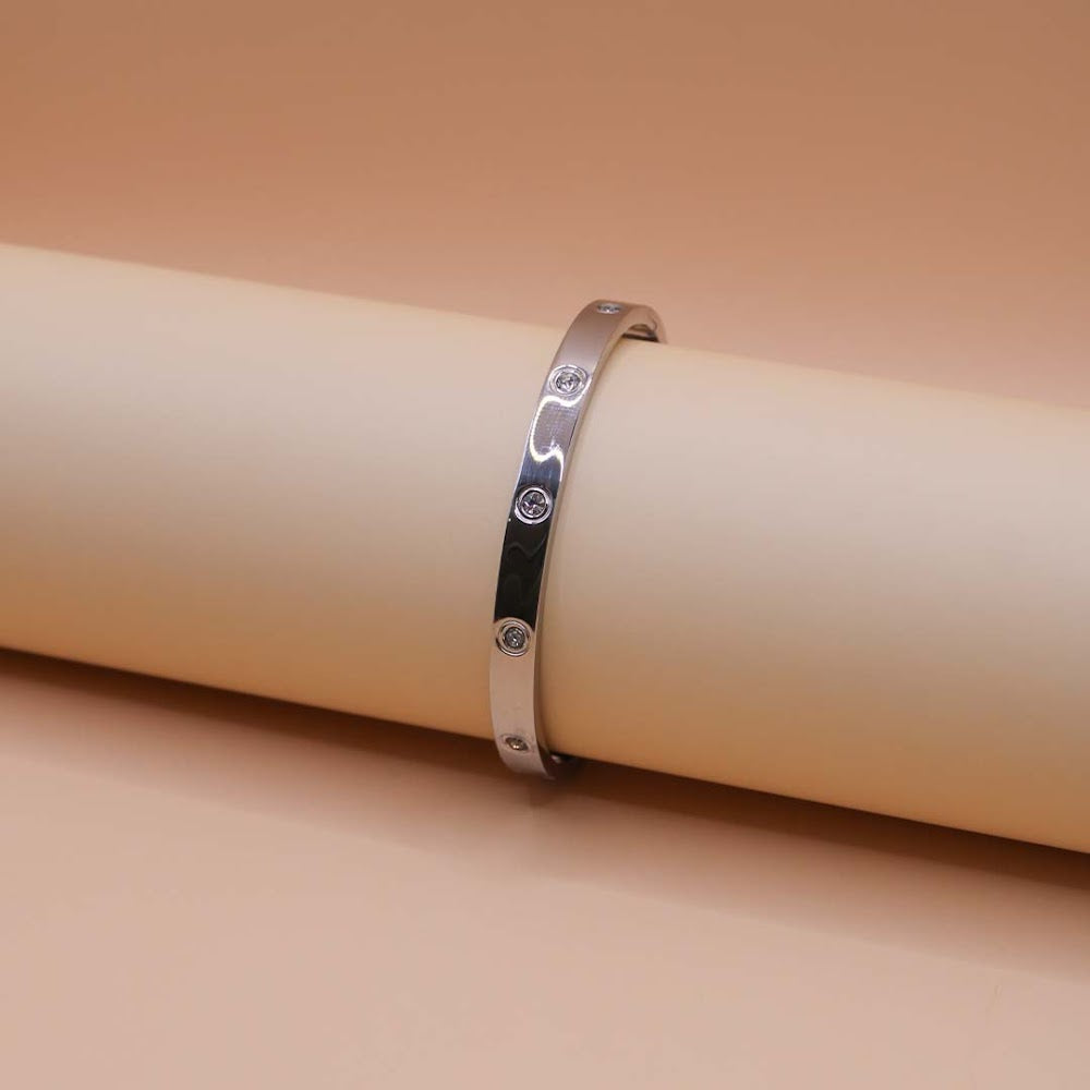 Minimalist Silver Cuff Bracelet